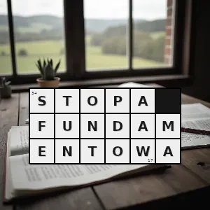 Hasło krzyżówkowe rodzaj fundamentu umieszczanego pod pionową konstrukcją w celu przeniesienia ciężaru na grunt z tej konstrukcji - stopa fundamentowa – rozwiązanie, synonimy, podpowiedzi i definicje krzyżówkowe